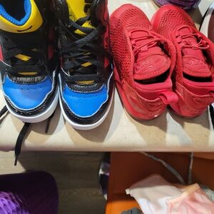 $24Each. Kids Red and Blue Sneakers